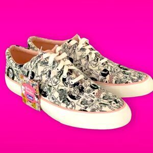 KEDS KATE SPADE INSPIRED BETTY AND VERONICA COMICS ANCHOR SNEAKER SHOES SIZE 8M